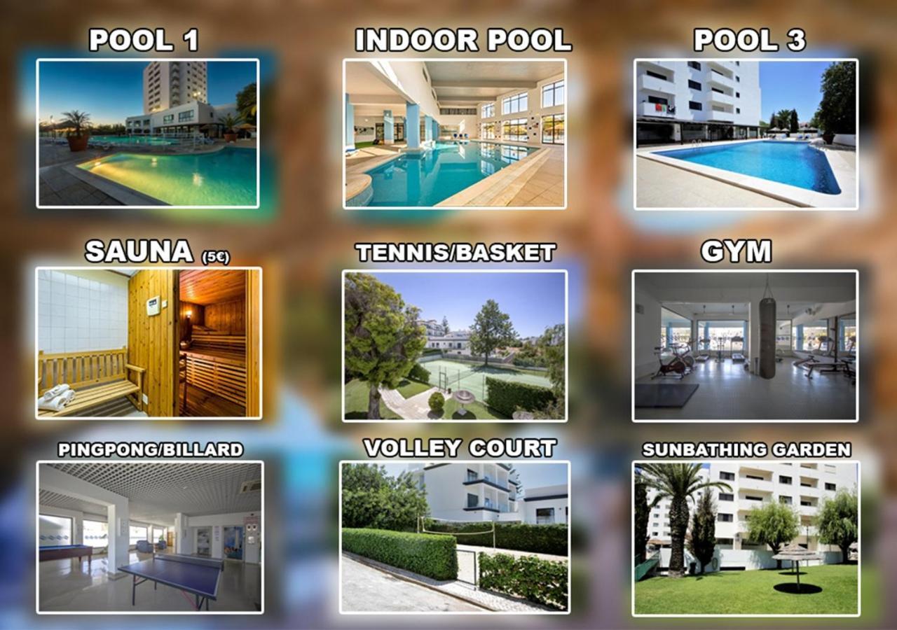 Sea View Apartment - 3 Swimming Pool & Fitness Albufeira Zewnętrze zdjęcie